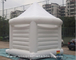 5x4m Commercial Grade Adults Wedding All White Bouncy Castle With Steeple Shape Top For Sale